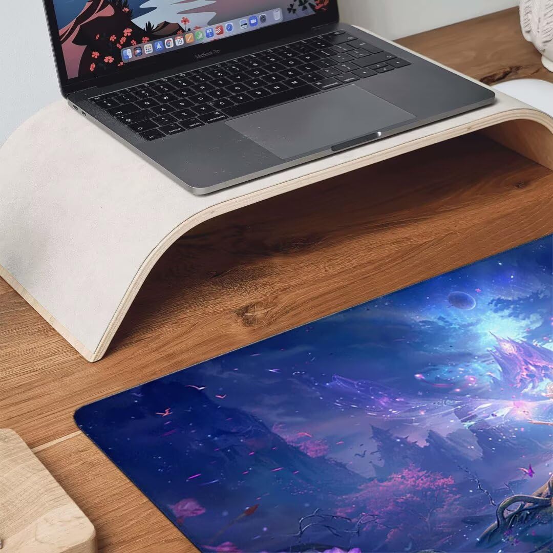 Podkładka pod mysz, podparcie nadgarstka, podkładka pod mysz z antypoślizgową gumową podstawą, ergonomiczna podkładka pod mysz do komputera, laptopa, do użytku domowego i biurowego, kompatybilna z
