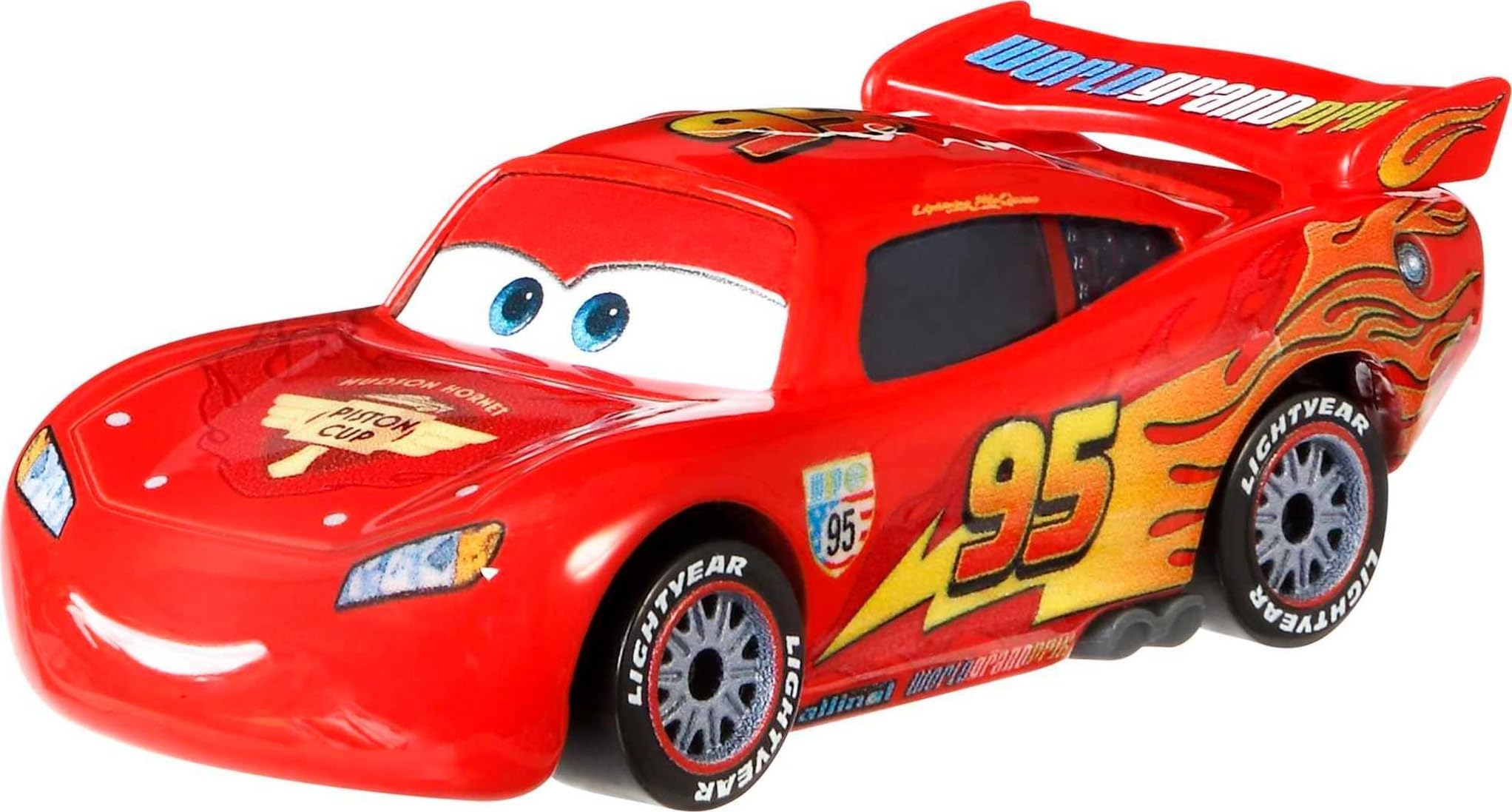 Cars Lightning MCQ with Racing Wheels Die-Cast - Multicolor, Kid