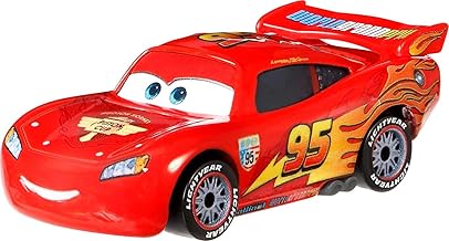 Disney Pixar Cars Lightning McQueen con Ruedas de Carrera