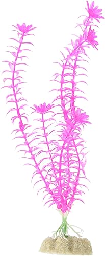 GloFish Planta fluorescente, azul pequeño, decoración de acuario, fluorescencia bajo LED azules