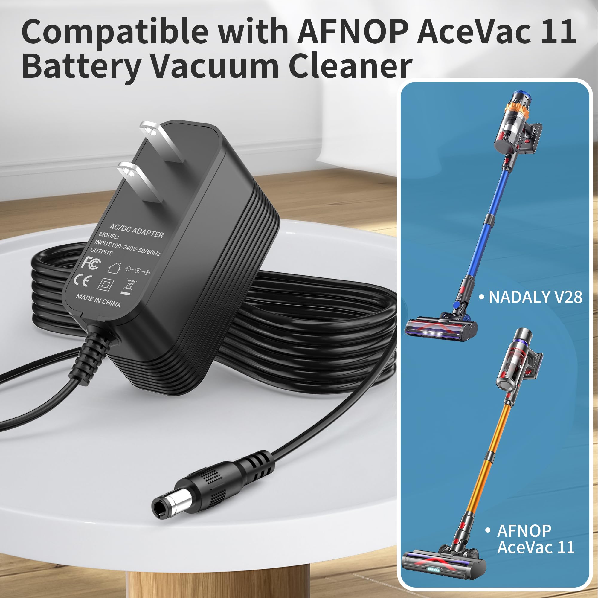 Amazon.com: 36V Charger for AFNOP 29.6V Battery Vacuum Cleaer