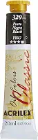 Tinta a Óleo Para Telas, Acrilex, Preto, 20 ml