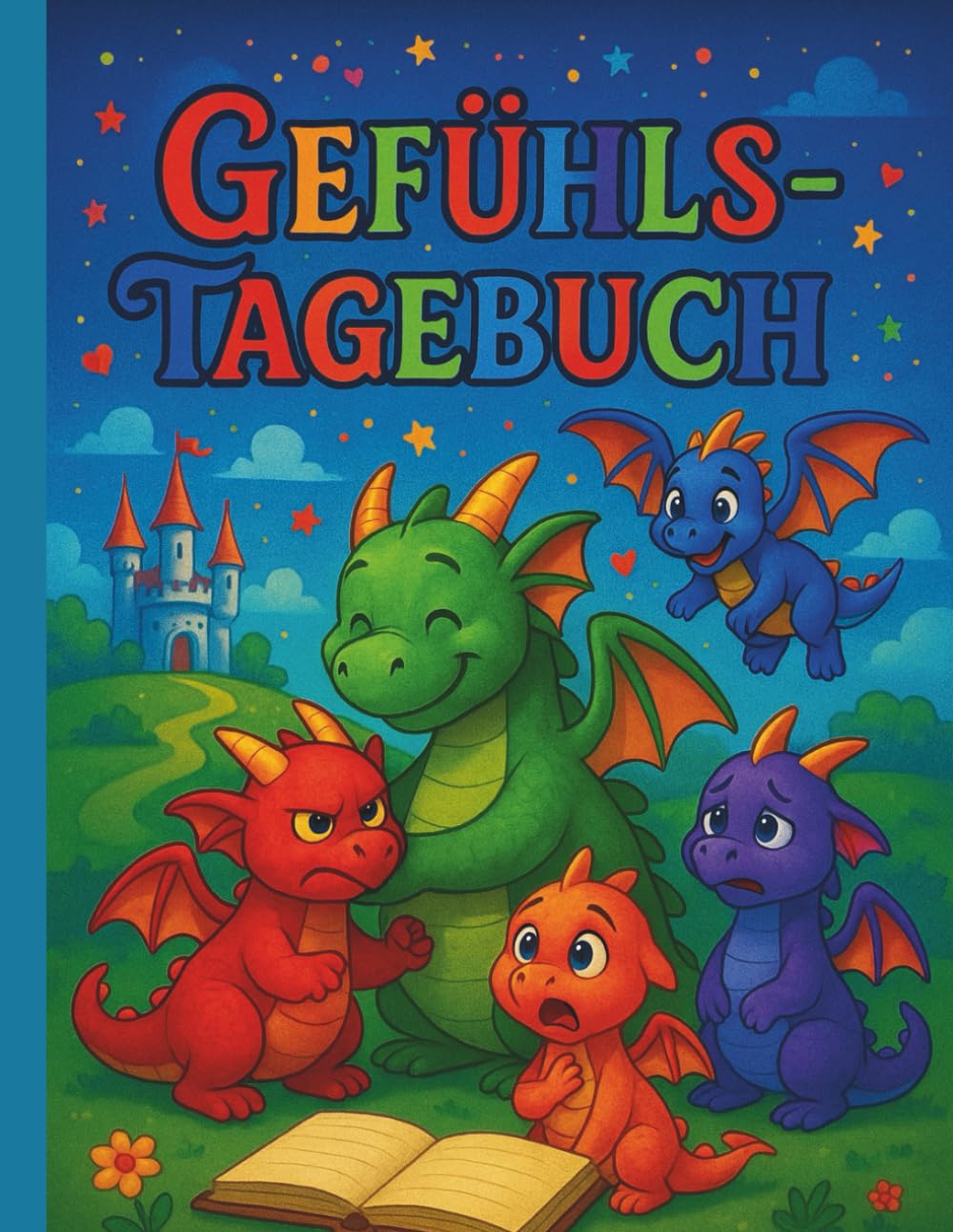 Gefühls-Tagebuch für Kinder | Emotionen entdecken, benennen & stärken | Einfühlsames Mitmachbuch für Jungen & Mädchen ab 4 Jahren: Spielerisch Gefühle ... gestaltetes Emotionstagebuch für Kinder