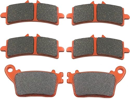 Miniatura 2 de SMT-Replacemenet de pastillas de freno FA447 FA266 compatible con Kawasaki Ninja 1000 H2 H2R 2015-2017 fibra de carbono delantera trasera