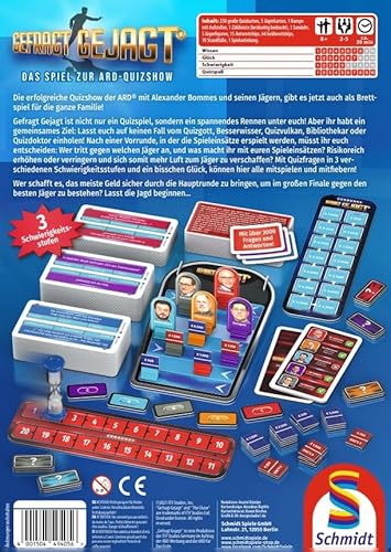 Schmidt Spiele 49405 Gefragt Gejagt, Quizspiel, Familienspiel