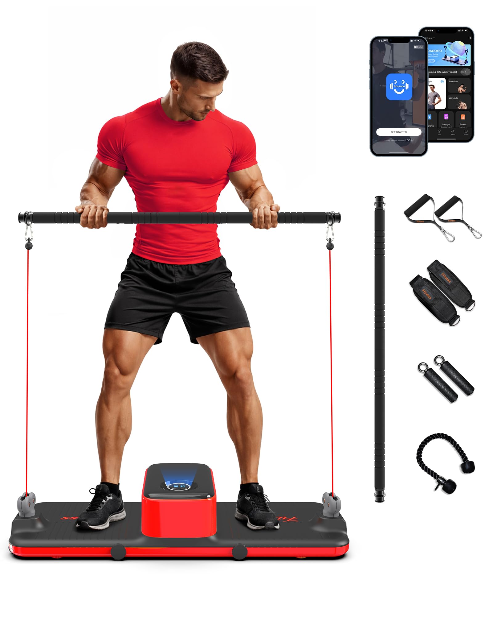 Possono Smart Portable Home Gym Workout Strength