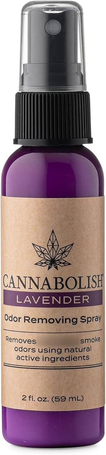 Cannabolish Lavender Odor Removing Spray and Air Freshener, 2 fl. oz. Travel Size Cannabolish Lavender Odor Removing Spray and Air Freshener, 2 fl. oz. Travel Size