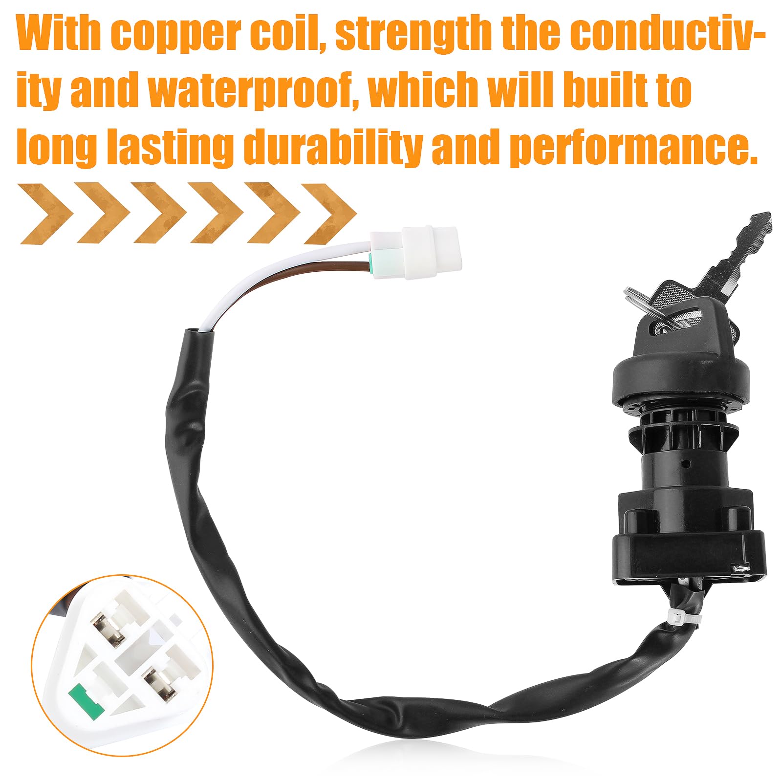 Amazon.com: QAZAKY Ignition Key Switch Compatible with