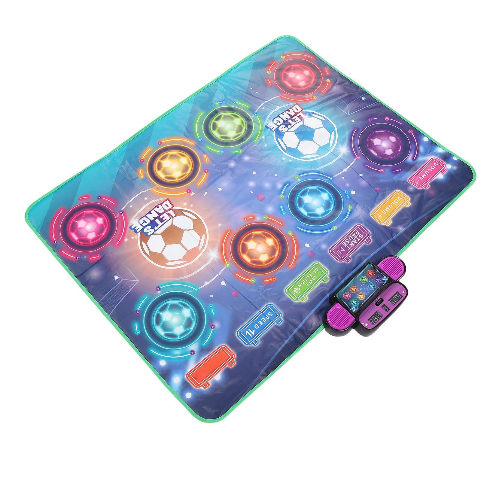 Tapete de Baile para 2 Jugadores para Niños, Tapete de Baile Electrónico Interactivo con Niveles Desafiantes, de Juego para Dos Jugadores para Niños, Ejercicio Físico Divertido