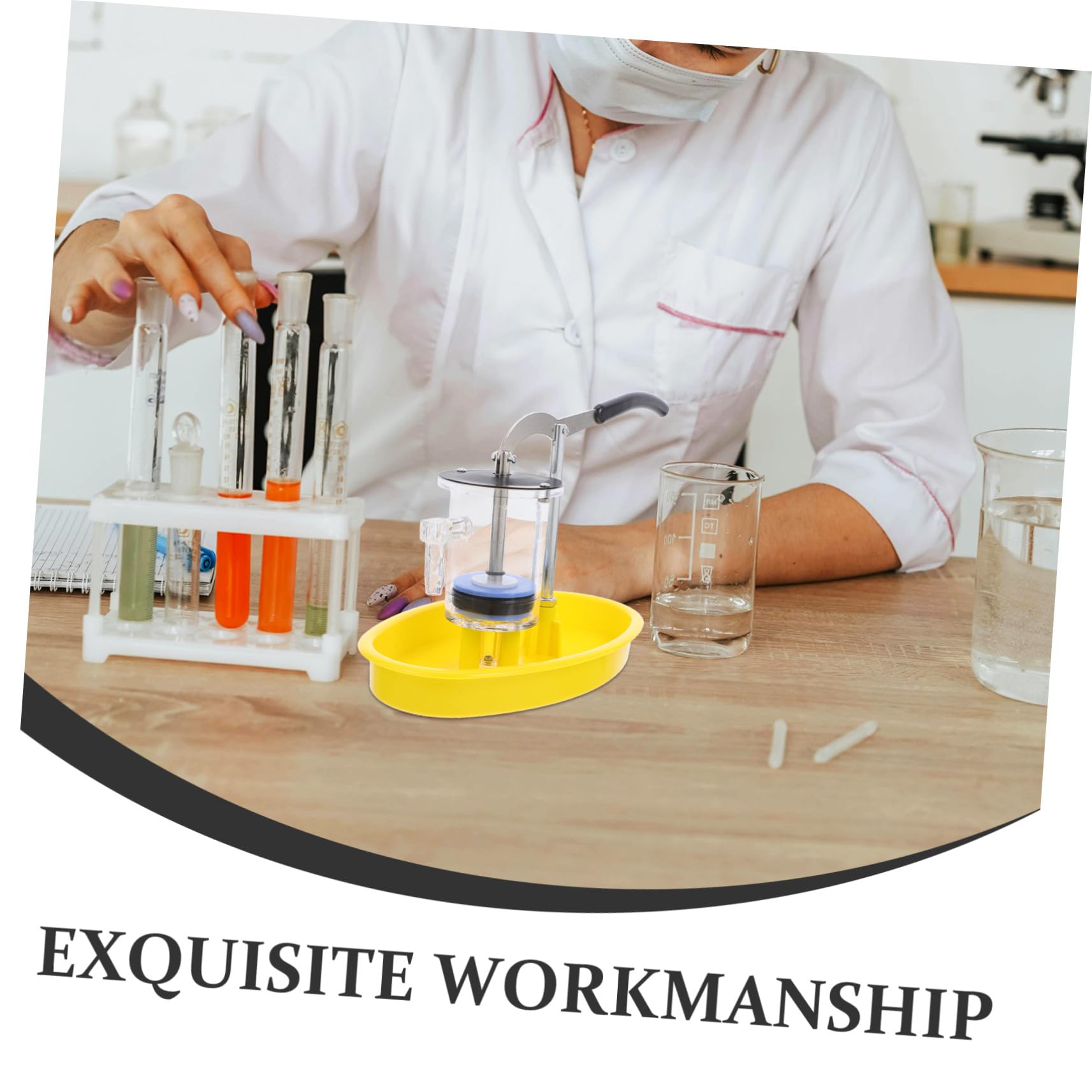 BESPORTBLE Kit Per Pompa A Mano Pompa Per Giocattolo Scientifico Pressa Per Materiale Scientifico Esperimento Con Di Pressa Per