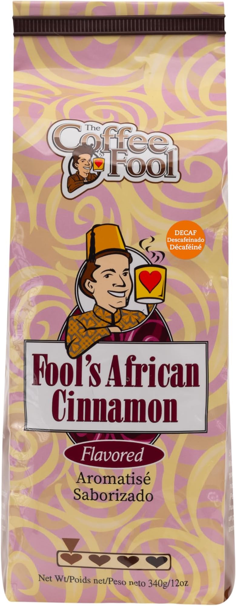 Coffee Fool's Decaf African Cinnamon (Powder (Turkish))