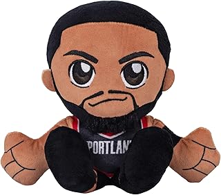 Bleacher Creatures Portland Trail Blazers Damian Lillard 8" NBA Kuricha Sitting Plush - Soft Chibi Inspired NBA Superstar