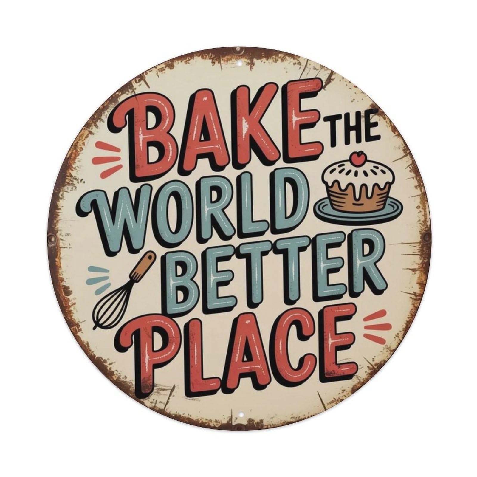 Baking Lover Metal Tin Sign Plaque