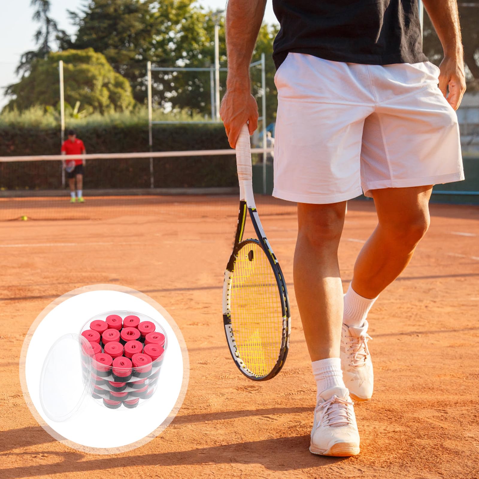 Toddmomy Fascia Impugnatura Assorbente per Racchetta da Tennis overgrip per Racchette da Badminton Nastro Grip per Racchetta da Badminton da Tennis Griptape Tennis