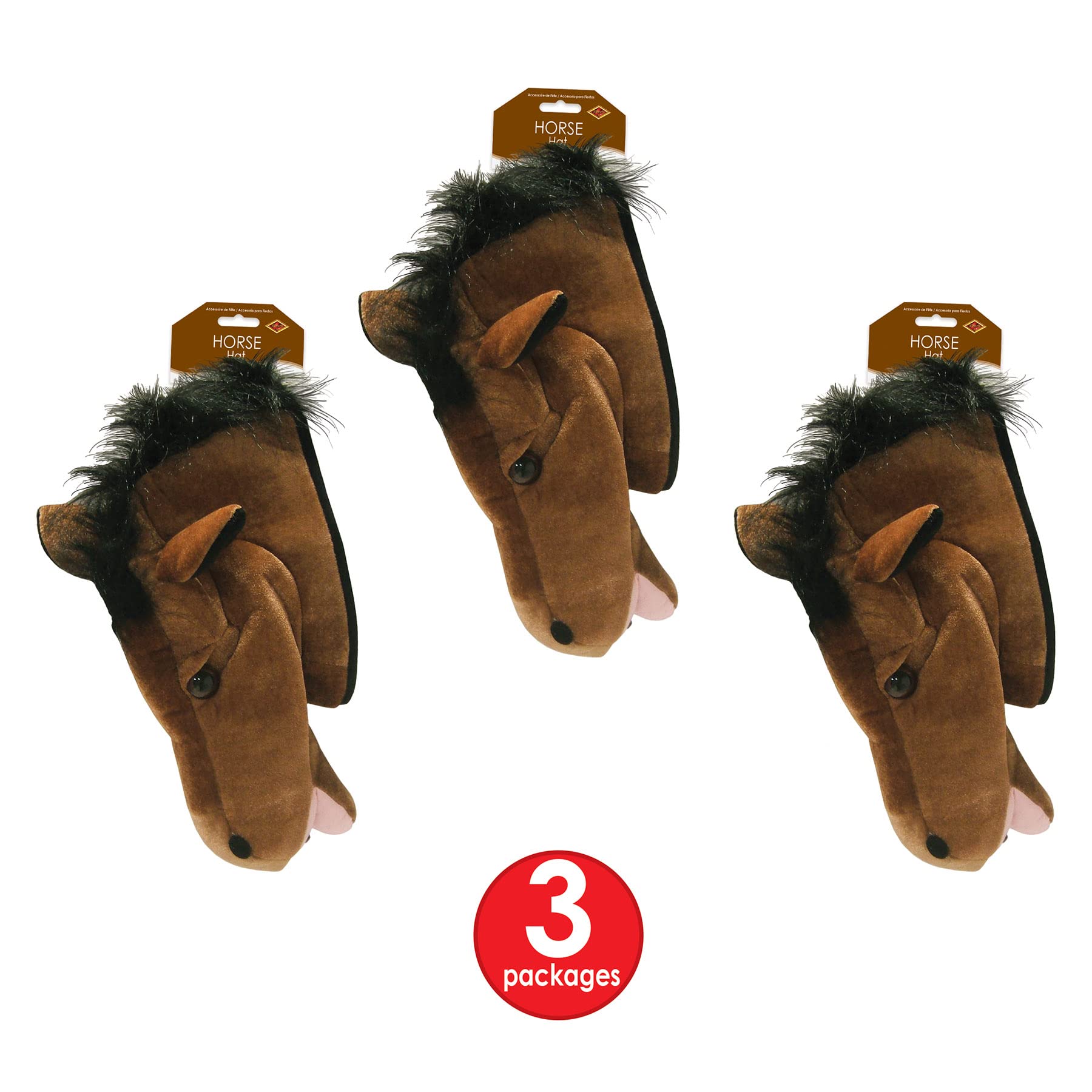 Beistle Plush Hats - Party Hats for Birthday & Holiday Theme Parties: Farm