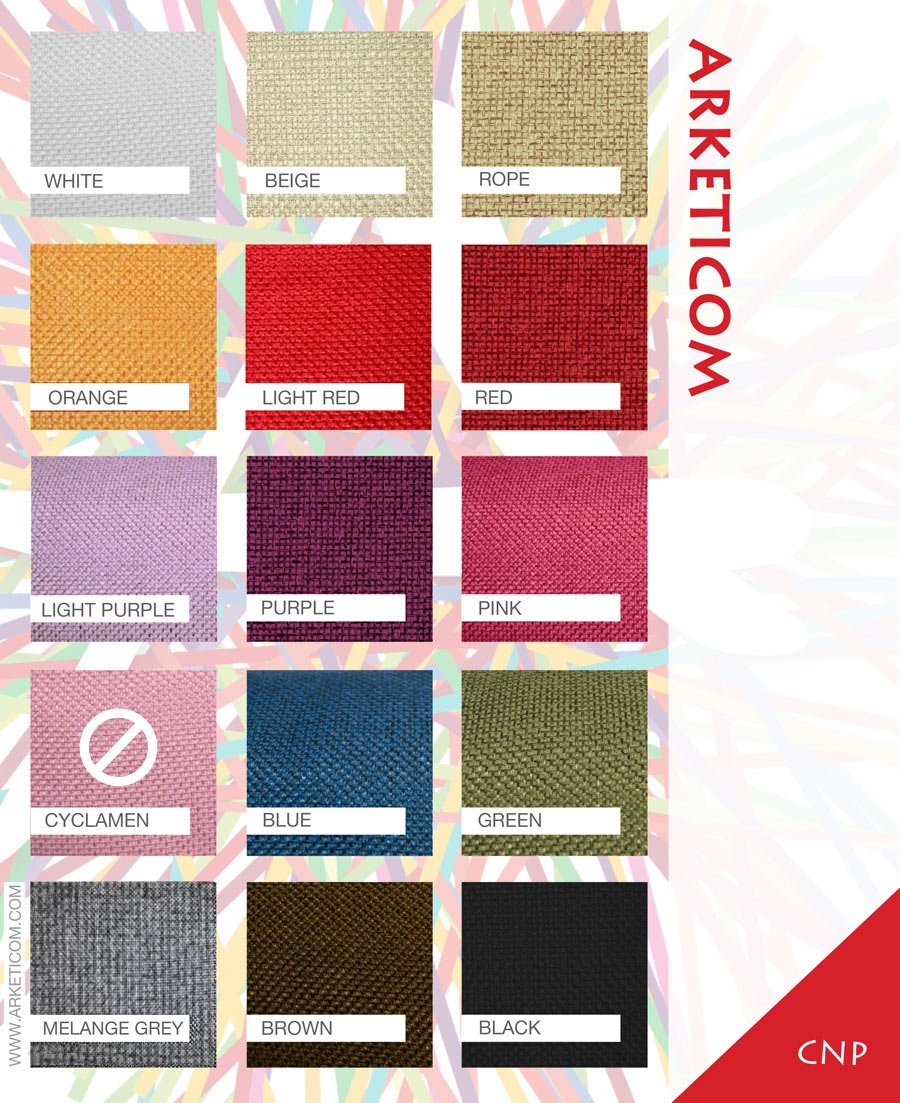 ARKETICOM 2 Cuscini per panche SFODERABILI in Cotone gommapiuma arredo casa Giardino 30x60 cm Rosa