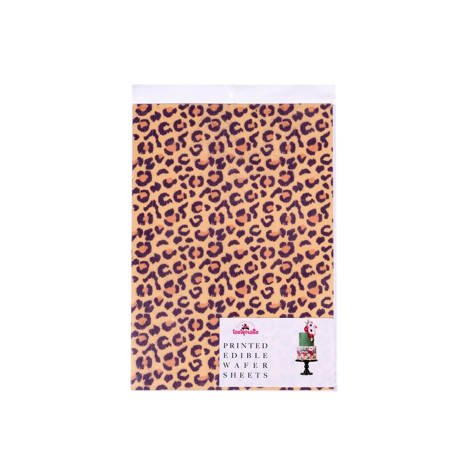 Tastycrafts Printed Edible Wafer Paper Sheets | Cheetah Design Tie Dye Frosting Sheet | Edible Cake Decorations | Cake Topper/Wrap | A4 Size - Multicolor | PWP027 (B09XKK9RS9) Amazon Price History, Amazon Price Tracker