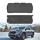 Custom for Ridgeline Accessories for 2017-2025 2026 Honda Ridgeline Trunk Tailgate Mat and Rear Bed Lower Mat All Weather TPE Protection (for Honda Ridgeline Tailgate Mat+Rear Bed Lower Mats)