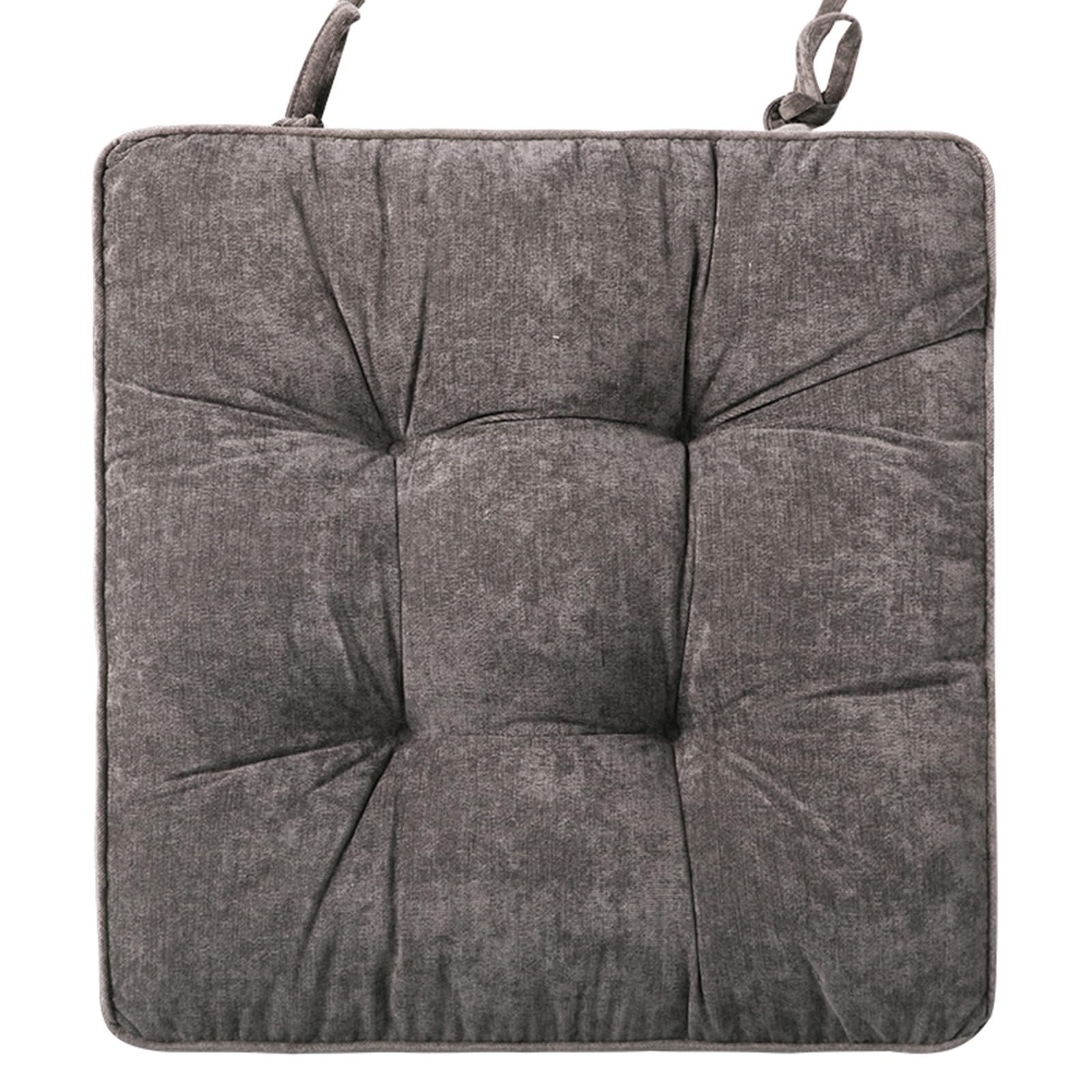 Coussin de siège épais 42x42 cm super doux en modèle E pour chaise