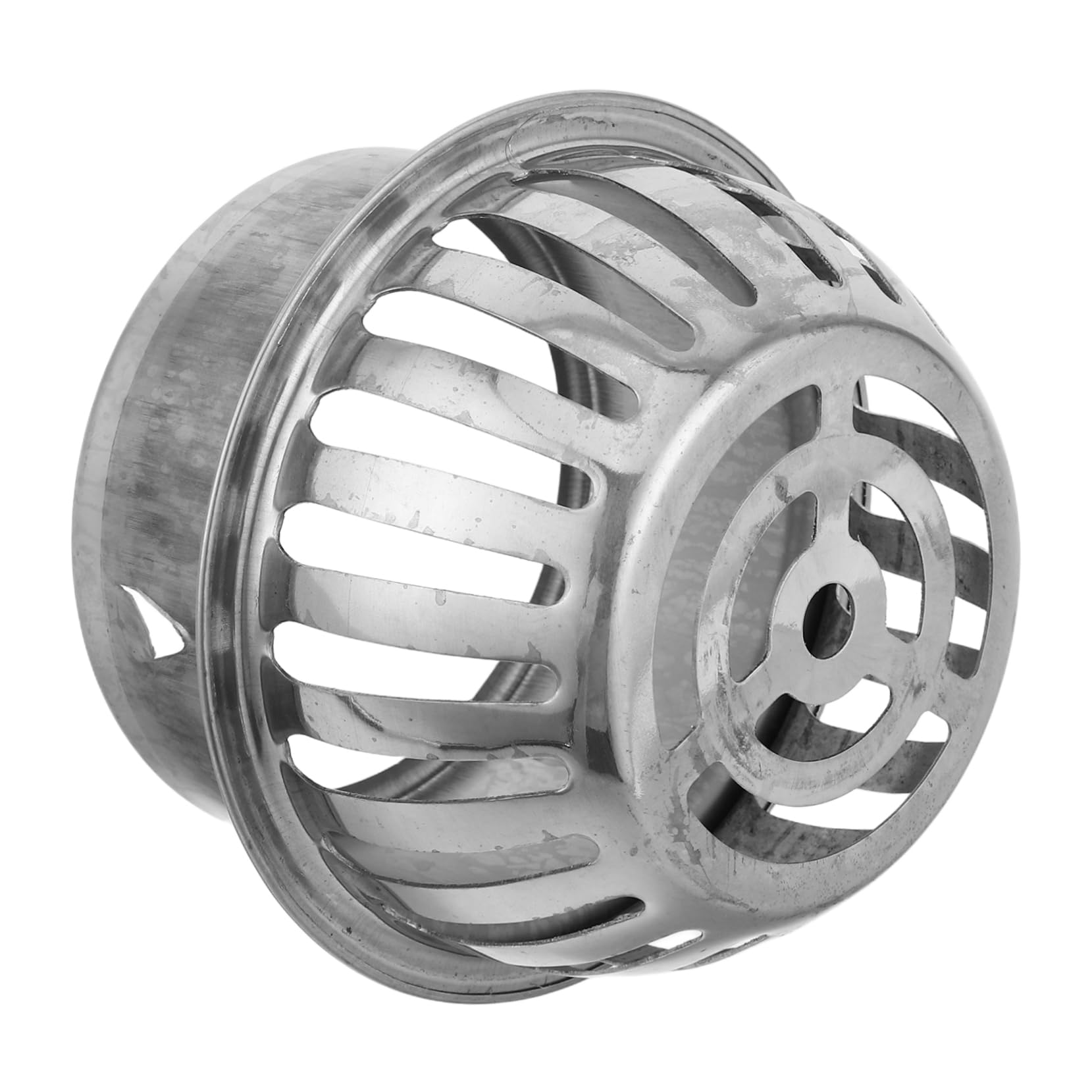 Homoyoyo Couvercle de Drain Acier Inoxydable pour Gouttière Protection Blocage avec Conception à Haute Capacité pour Évacuation Rapide des Eaux Pluviales Prévention des Débris et