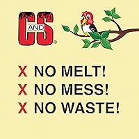 Vista 8 de C&S Pepitas de Sebo para Picoteo de Pájaros Carpinteros, Caja Mega de 8 Libras (Paquete de 2)