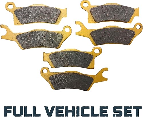 Miniatura 4 de Can-Am Outlander Juego de pastillas de freno de cerámica delanteras y traseras 450, 500, 570, 650, 700, 850, 1000, HD5, HD7, PRO 2013-2025