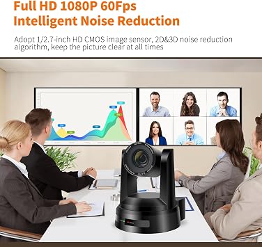 HDMI PTZ Camera 20X USB3.0 3G-SDI IP Live Streaming Camera,1080P Video Conference Camera for Church Educational and Worship Events Support Zoom Skype vMix(Shipping from Brazil)