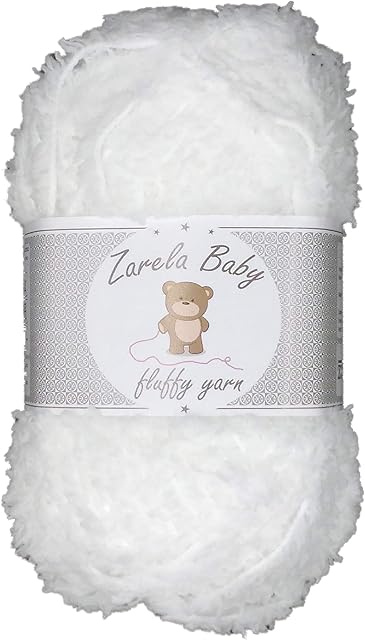 Zarela Baby Fluffy Wool 25g (01 White)