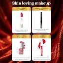 Just Herbs Wedding Kit Glam Essentials With Matte Lipstick|Lip & Cheek Tint|Strobe Cream|Kajal|Sindoor|Eyeshadow Palette|Nail Paint|Serum Foundation|Blush Drops Makeup Kit For Women (Pack Of 9) gallery image