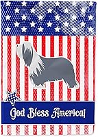 Vista 1404 de Caroline's Treasures BB4243GF Bandera de jardín con texto en inglés «Merry Christmas» con texto en inglés «Merry Christmas», bandera decorativa