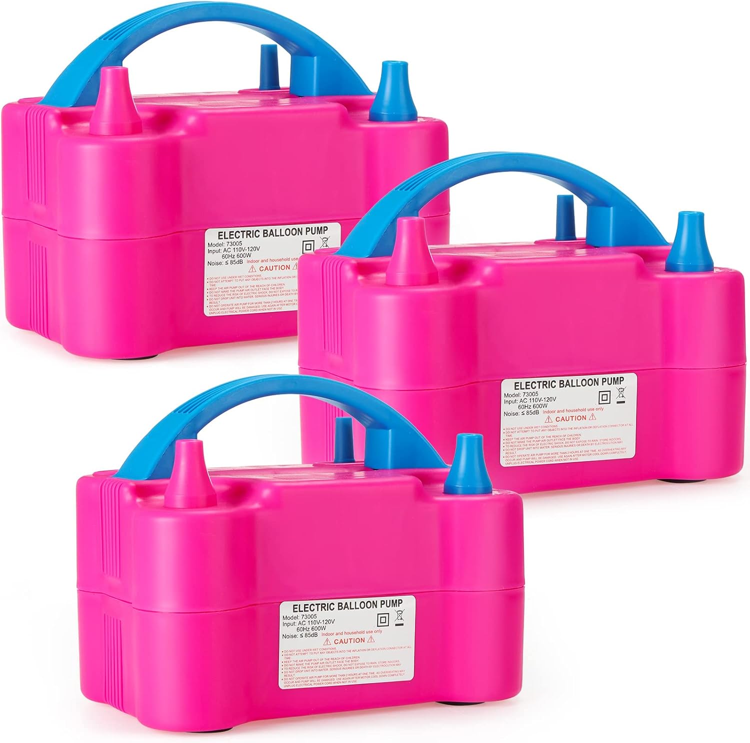 3 Pieces Electric Air Balloon Pump 110v 600w Electric