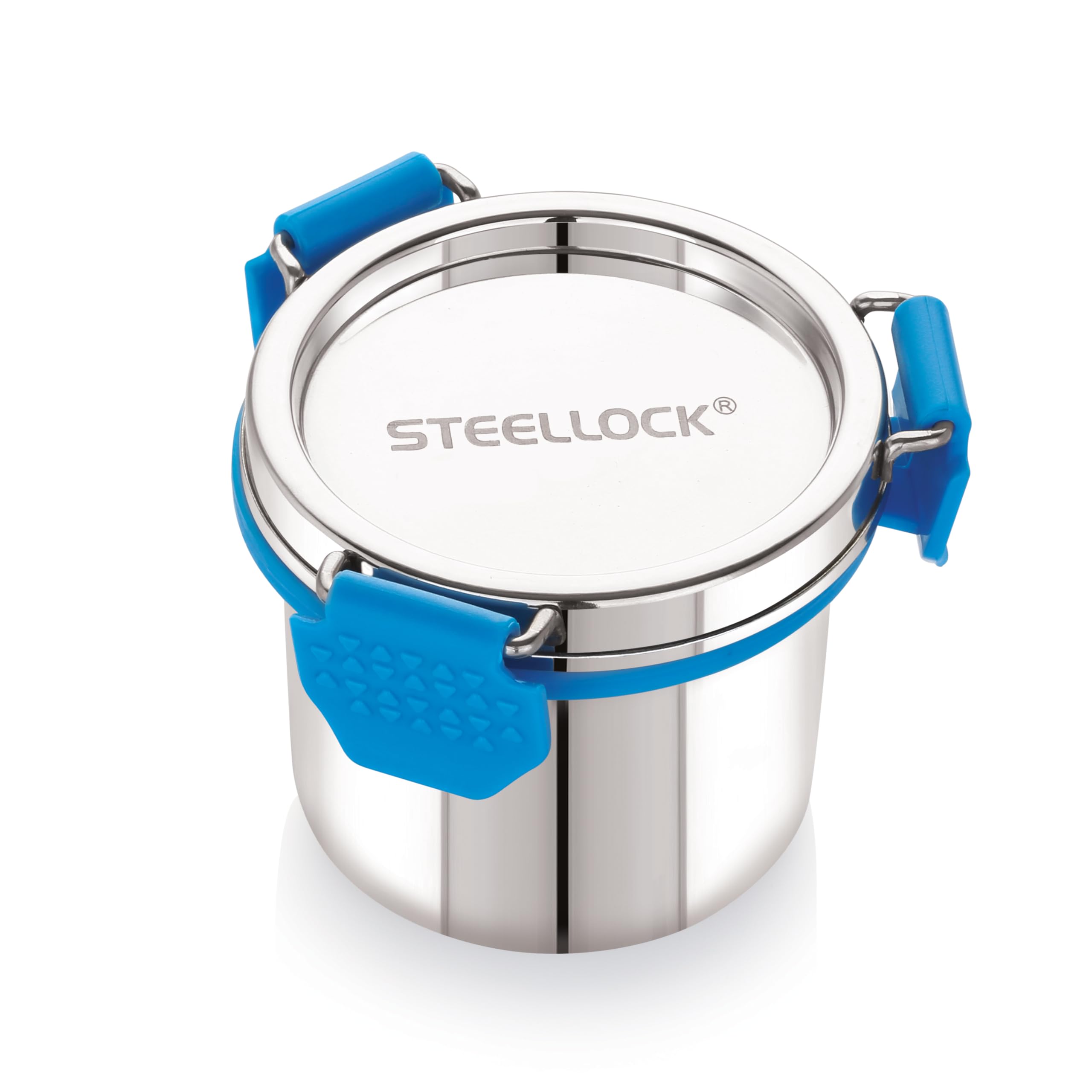 STEELLOCK PRO Stainless Steel Container/Dabba with Steel Lid Airtight for Food Storage, Easy to Carry, Leak Proof and Stackable (SLP-112/200 ML).