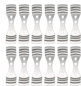 Metal Candle Wick Centering Device Set of 12pcs Stainless Steel Candle Core Holder for DIY Candle Making