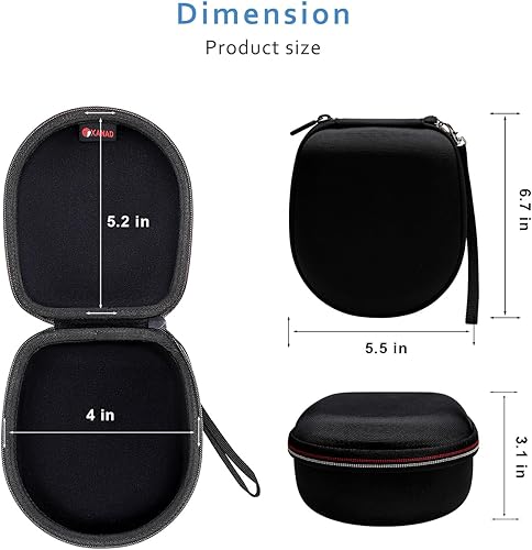 Miniatura 3 de Funda de auriculares para niños compatible con Elecder i37  Noot K11  iClever BTH12  HS19  BTH26  JoySpark-T5  Candy Bila BH03  EarFunIMYBMIDOLA