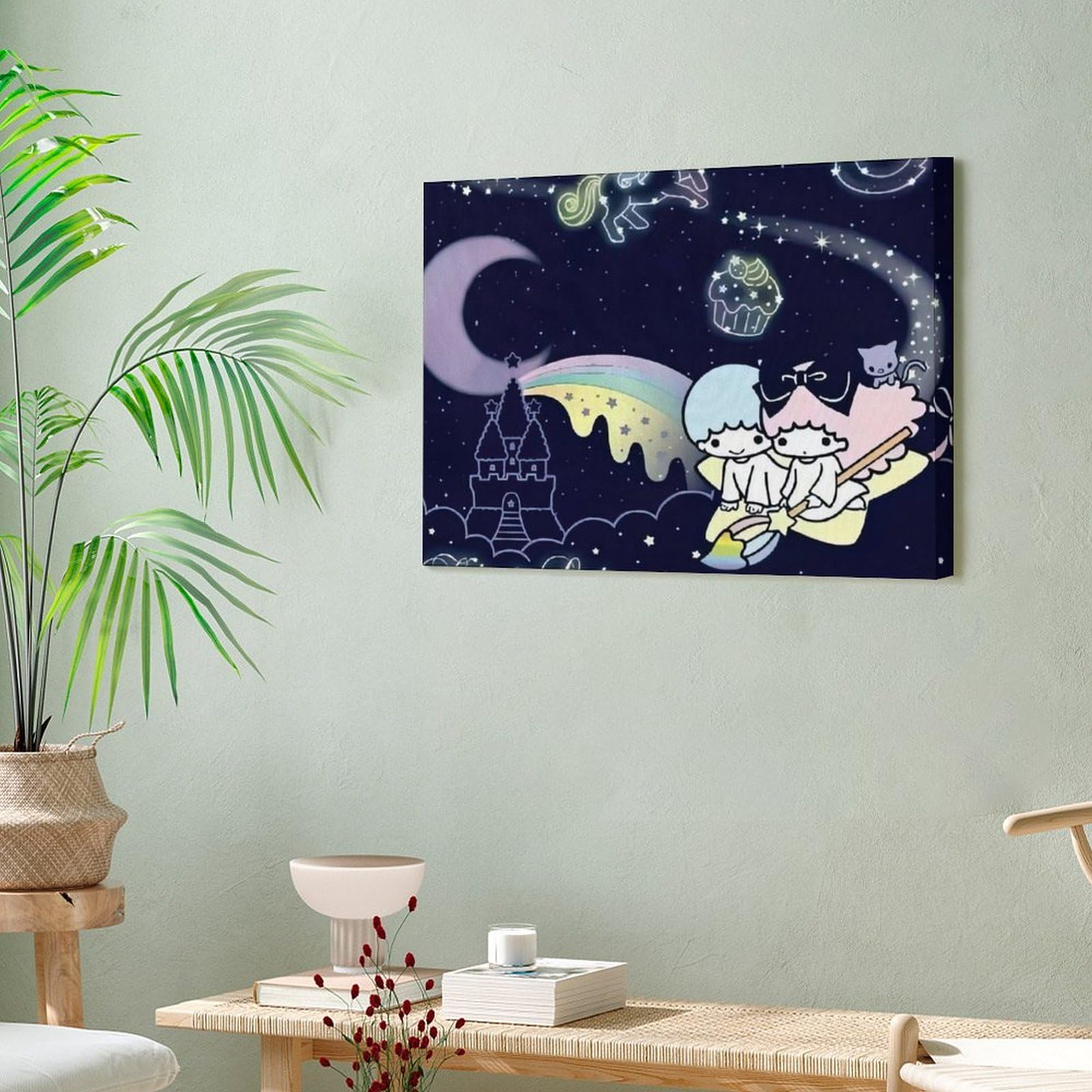 Amazon.co.jp: キキララ アートパネル 壁飾り 壁絵 絵画 装飾画