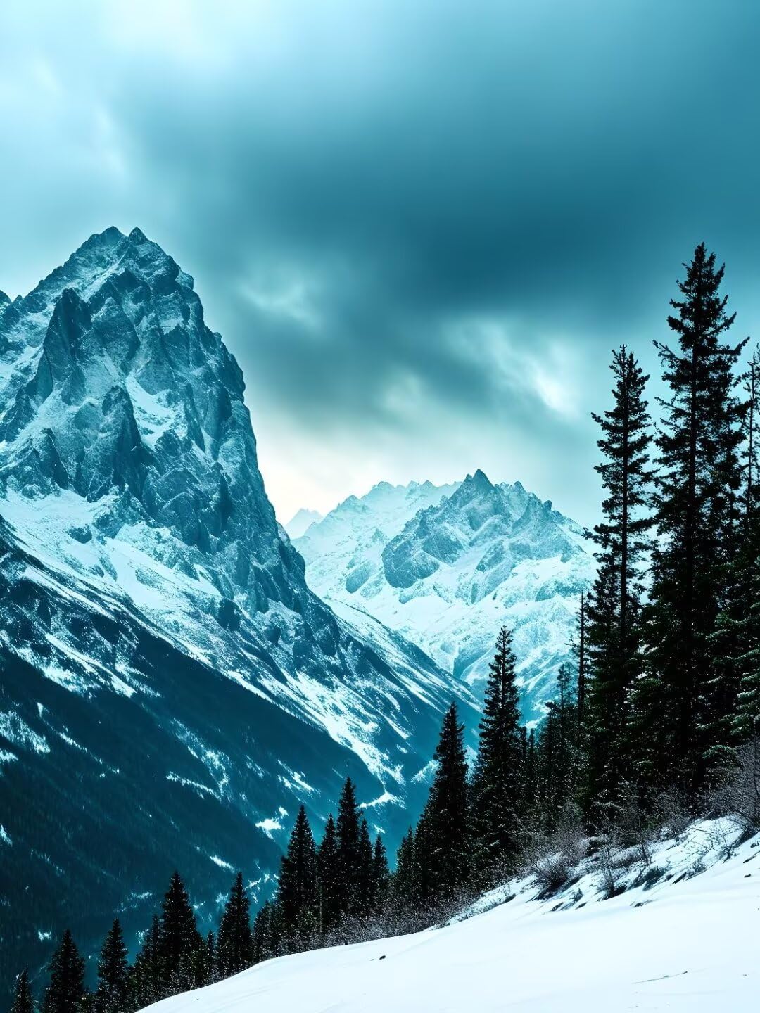 Pintura por Numeros Picos de las montañas nevadas Pintar por Numeros Adultos Niños, DIY Paint by Number Kit con Pinceles y Pinturas Acrilicos, Cuadros por Numeros, Decoración Hogar 100x70cm w-4860