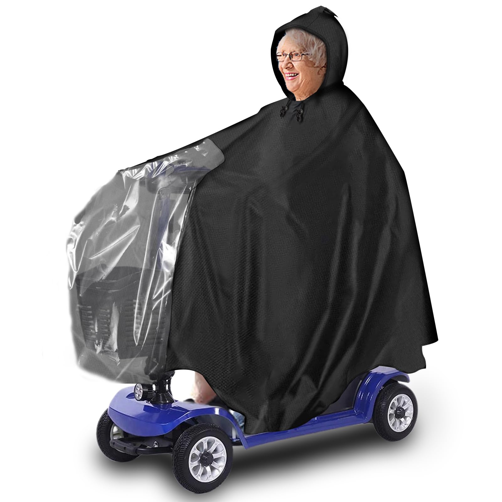 DaMohony Cape de protection contre la pluie pour fauteuil roulant