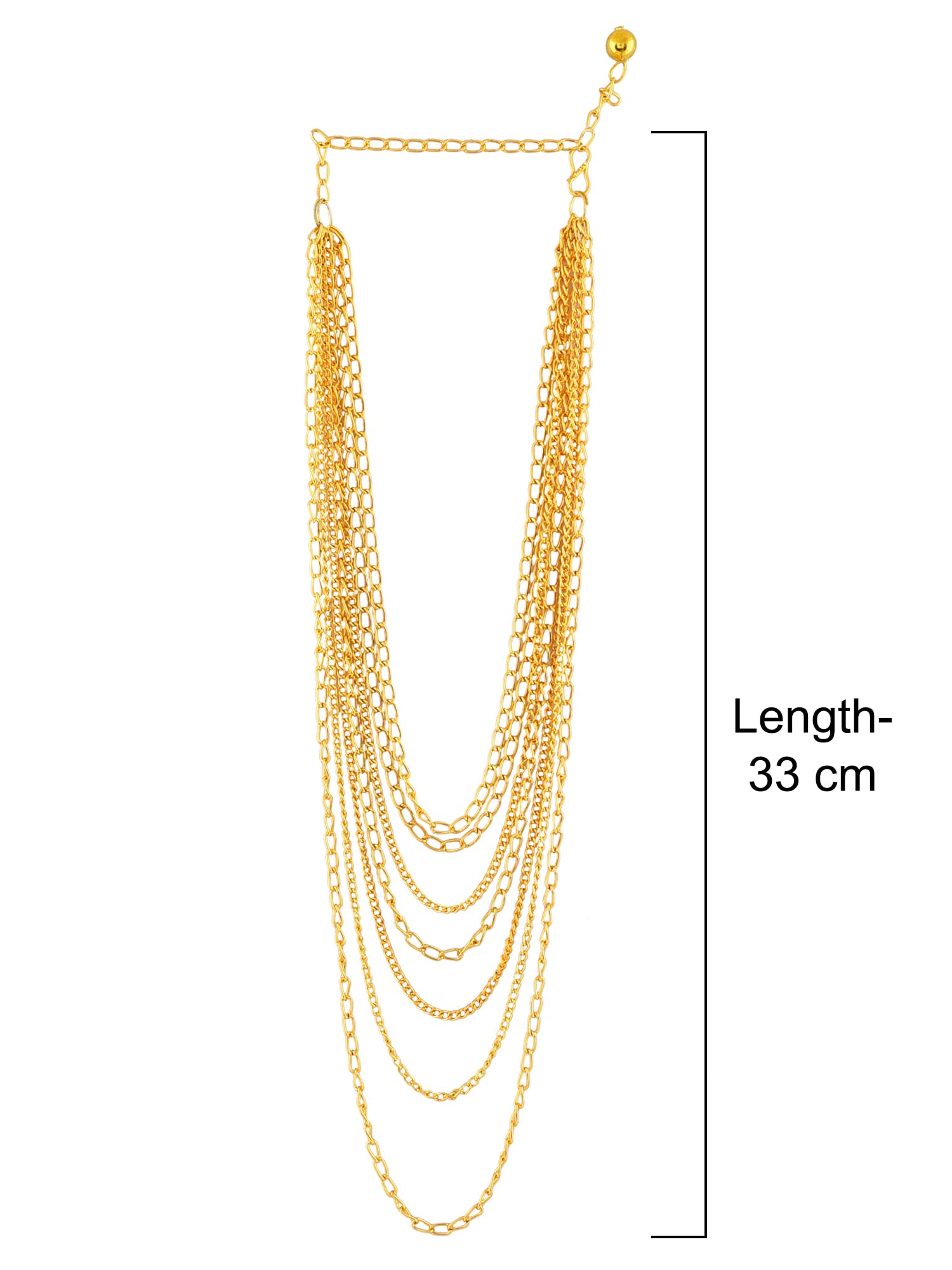 Contemporary Tone Layers Chain Necklace for Women