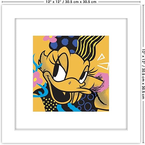 Vista 6 de Trends International Gallery Pops Disney Mickey and Friends - Póster de pared con diseño de pato de margarita Hi-Lighter, 12.00 x 12.00 pulgadas