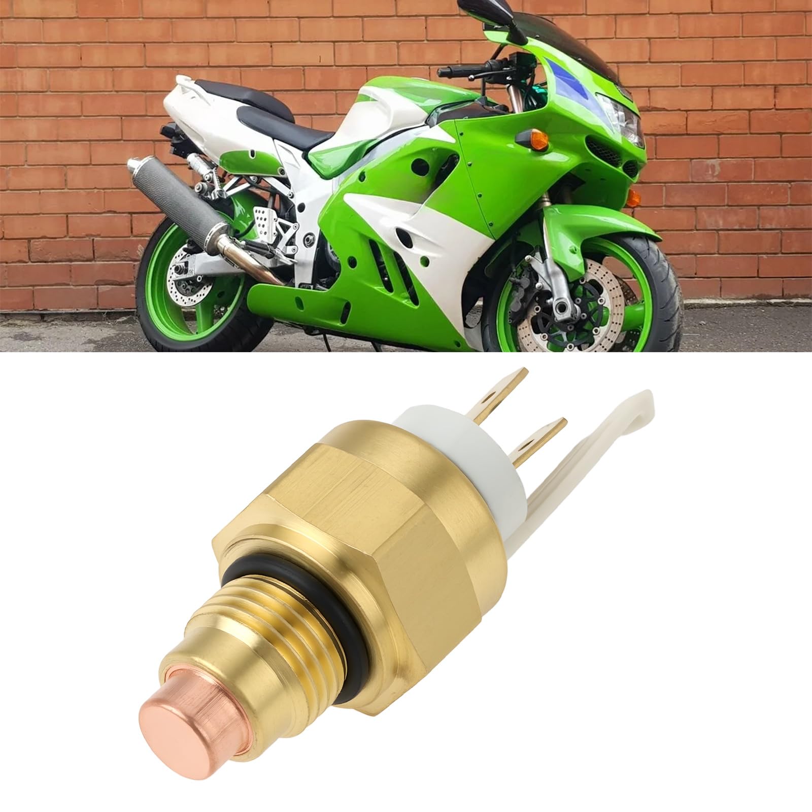Termostatyczny Interruttore Ventola Radiatore Kawasaki ZX900 Ninja ZX-9R KLE500 27010-1249