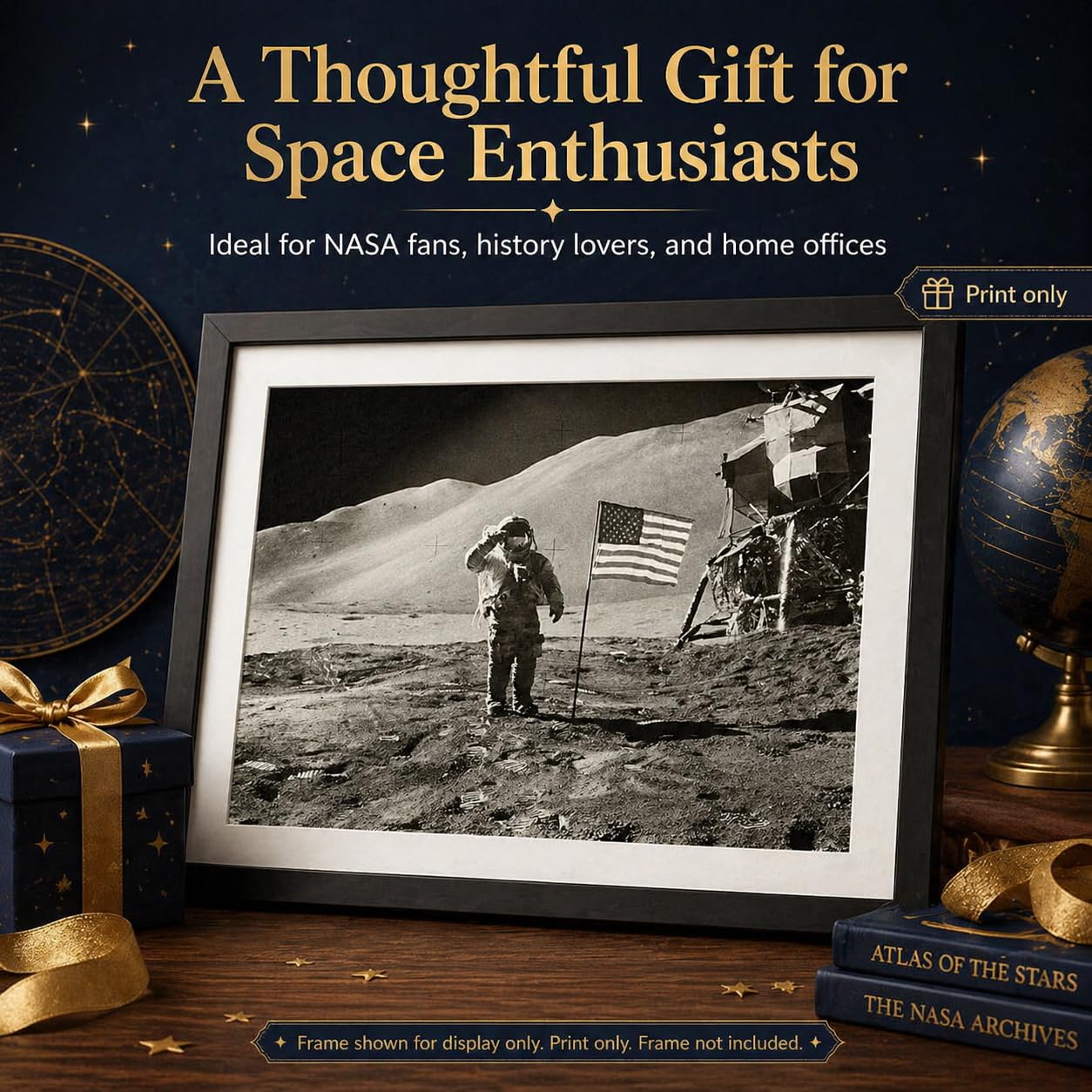 Amazon.co.jp: Apollo 15 月面着陸 11x14 フレームなしポスター - NASA