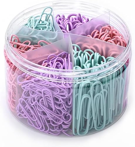 Miniatura 8 de Clips de papel de color macarón, clip de papel grande, clip de papel jumbo de 2 pulgadas, 300 clips de papel grandes para suministros de oficina