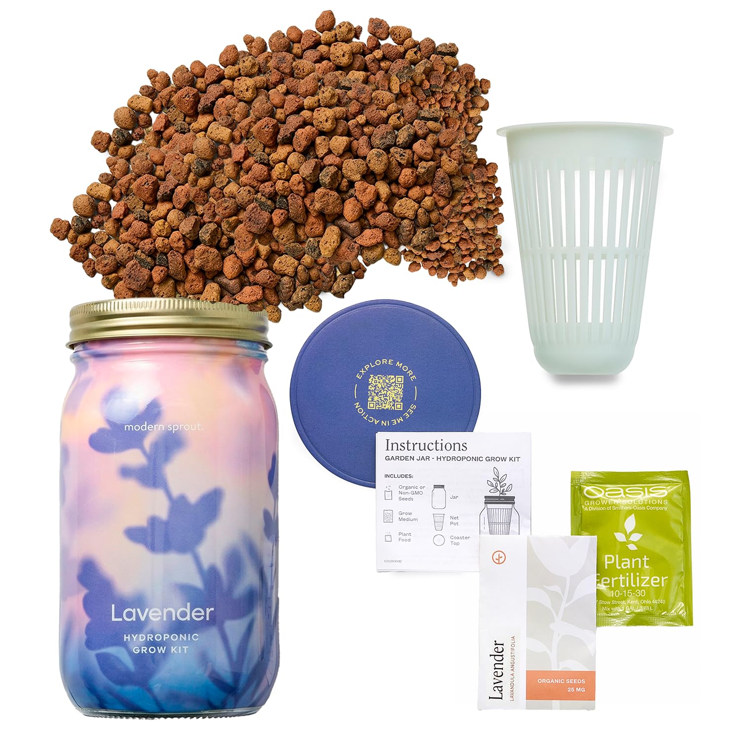 Amazon.com: Modern Sprout Mason Garden Jar - Self-Watering