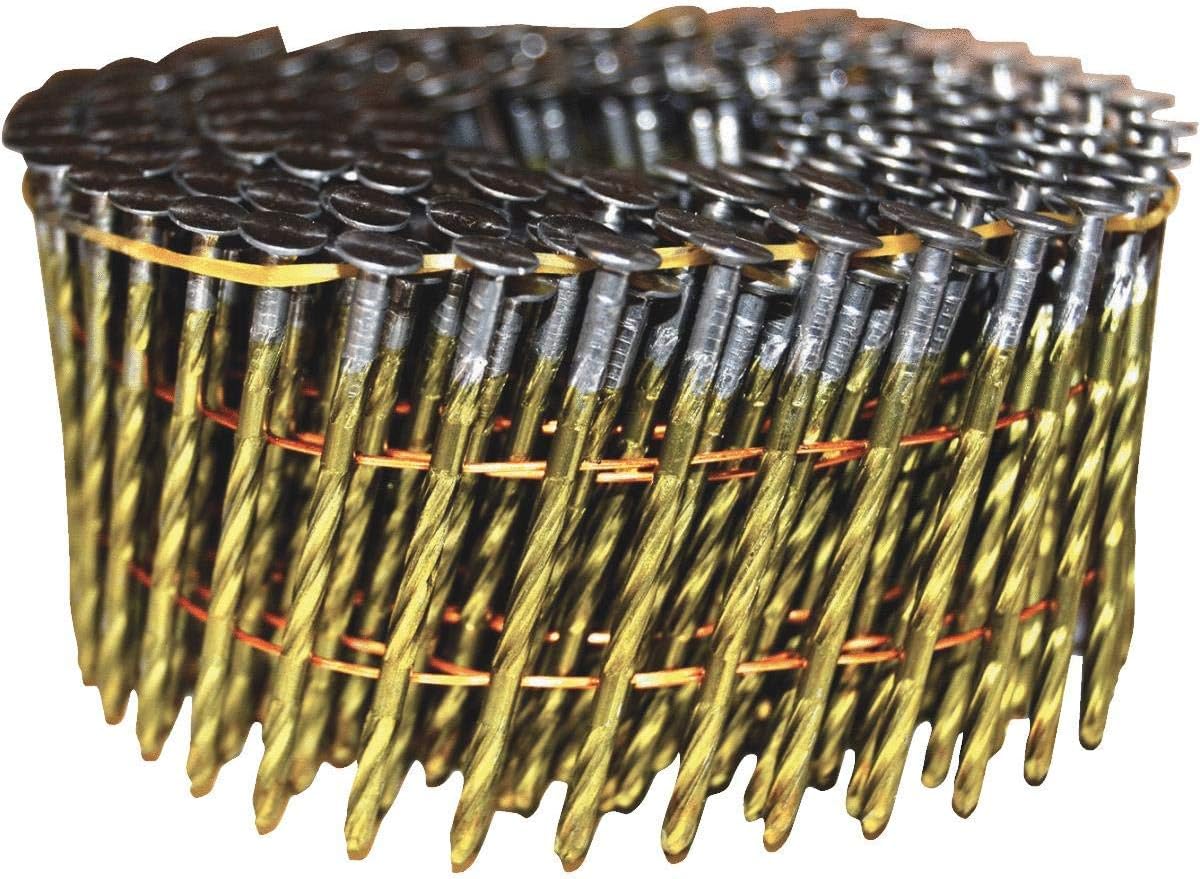 2" x .099 Screw Shank Blunt Chisel Point Wire Coil Nails