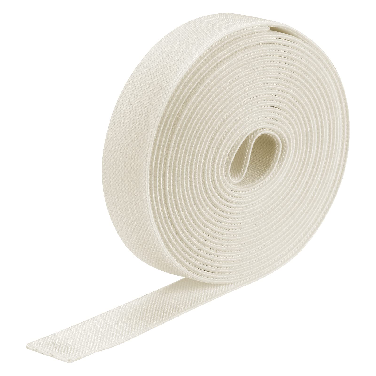 Bande élastique Double Face En Sergé - 2,5 Cm De Large X 2,8 M De Long - Noir - Pour Ceinture, Couture Vêtements - 7