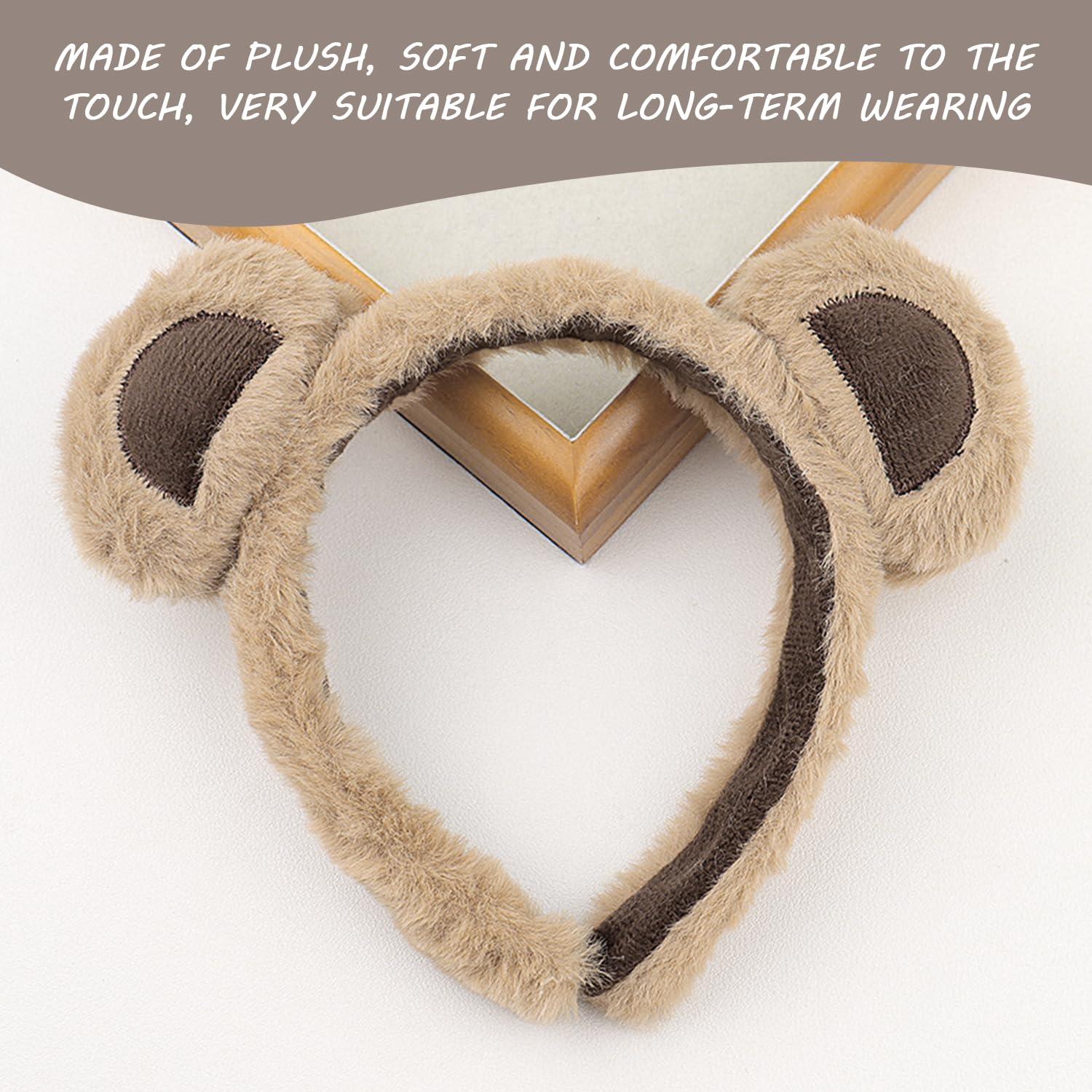 Fasce Per Orecchie Da Orso, Accessori Per Costumi Di Gioco Di Ruolo, Fasce Per Capelli In Peluche