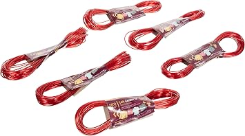 DecoBella 6-Piece Steel Laundry Rope 10 mt