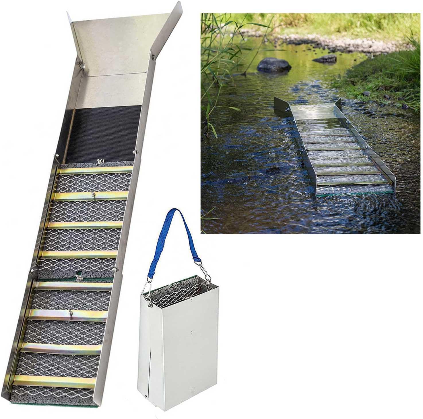 砂金 約3g Amazon | 折りたたみアルミニウム合金水門ボックス、ポータブル