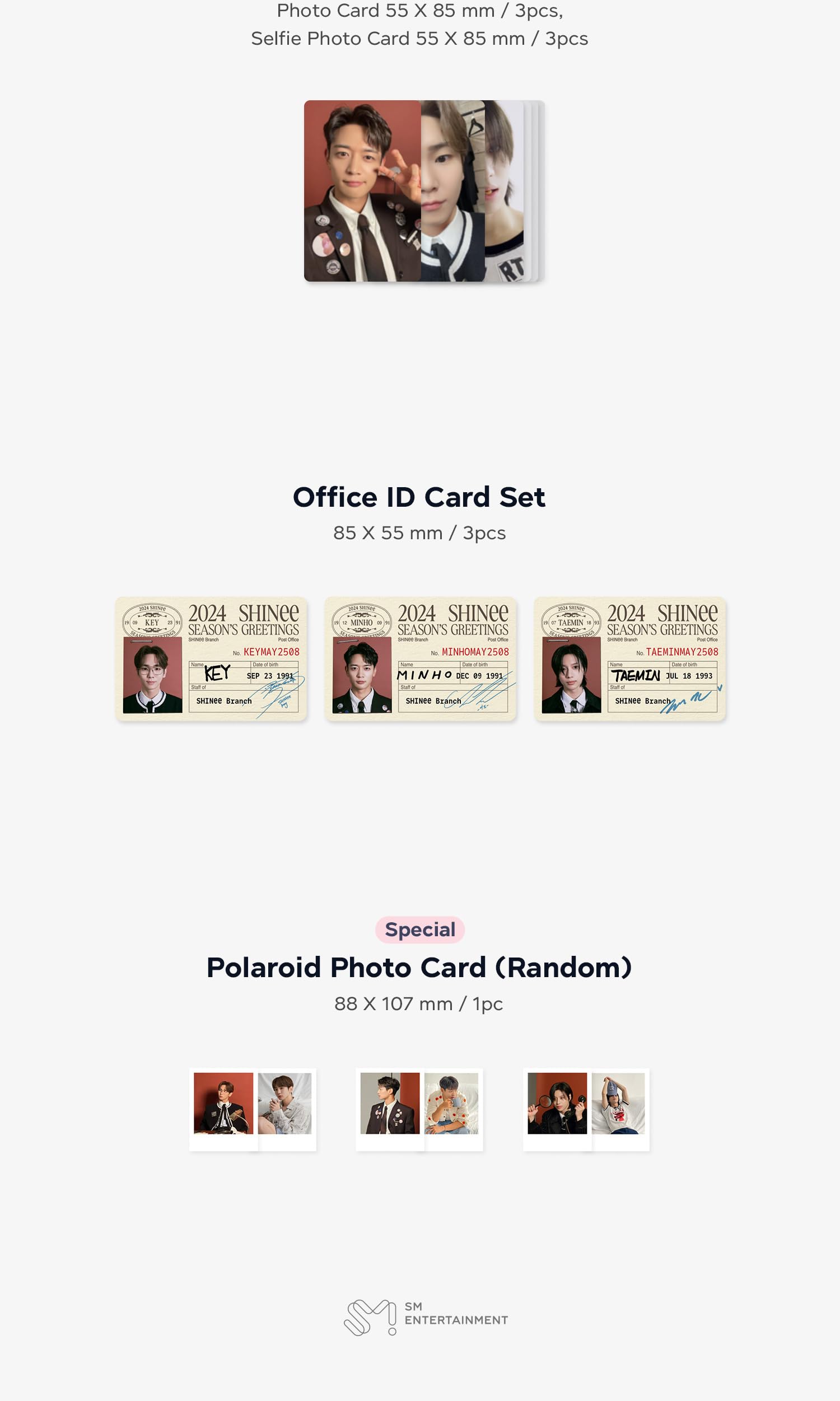 Amazon.com : SHINee 2024 Season's Greetings Package+Desk calendar+
