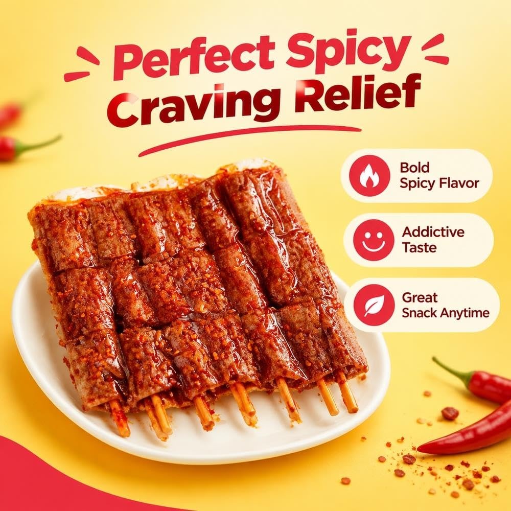 Snack Brochette Épicée 90g x 5 Paquets